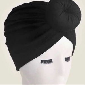Round ball flower women turban knots hat for adults